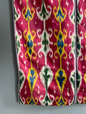 Uzbekistan antique ikat Adras panel (171 x 81cm)