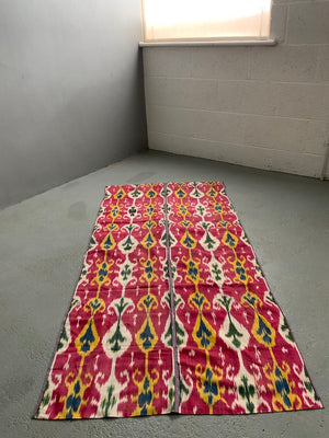 Uzbekistan antique ikat Adras panel (171 x 81cm)