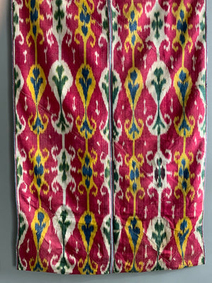 Uzbekistan antique ikat Adras panel (171 x 81cm)