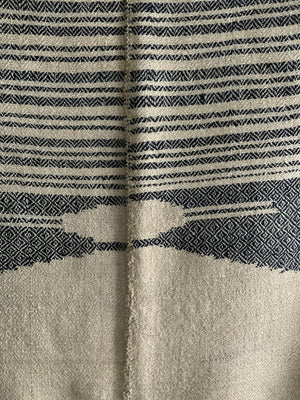 Bactiari lightweight wool twill shawl (177 x 115cm)