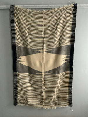 Bactiari lightweight wool twill shawl (177 x 115cm)