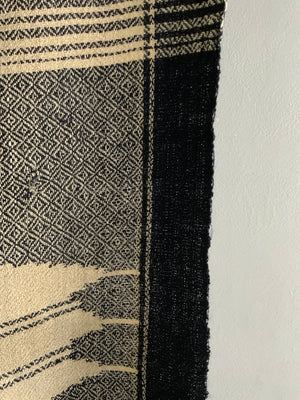 Bactiari lightweight wool twill shawl (177 x 115cm)