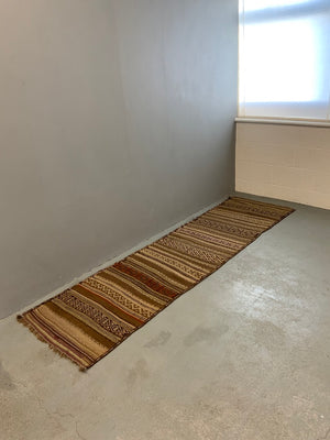 Balouchistan vintage flatweave runner (267 x 72cm)