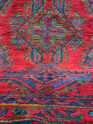 Turkish vintage 'red Turkey' Ushak carpet (306 x 168cm) *AF