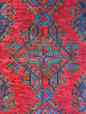 Turkish vintage 'red Turkey' Ushak carpet (306 x 168cm) *AF