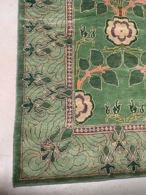 CROR Turkish carpet manner of CF Voysey (347 x 269cm) *new