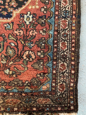 Miniature Sarouk vintage rug (71 x 55cm)