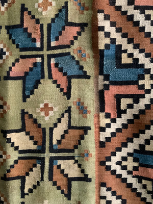 Ukrainian antique tapestry Kilim / Kylymy  (266 x 149 cm)