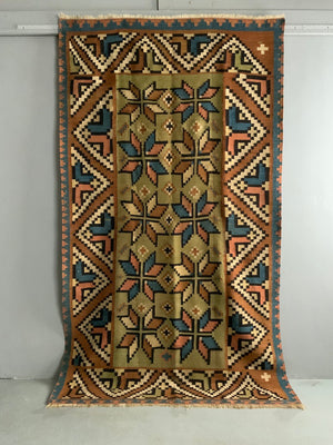 Ukrainian antique tapestry Kilim / Kylymy  (266 x 149 cm)