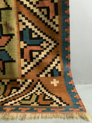 Ukrainian antique tapestry Kilim / Kylymy  (266 x 149 cm)