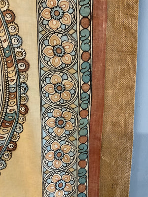 Indian Kalamkari Palmpore of Shiva (186 x 125cm)