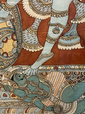 Indian Kalamkari Palmpore of Shiva (186 x 125cm)