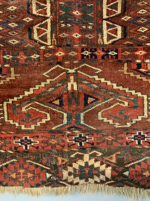 Turkmen antique Yomut ensi rug (152 x 114cm) *AF