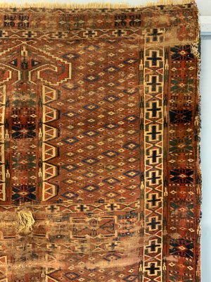 Turkmen antique Yomut ensi rug (152 x 114cm) *AF