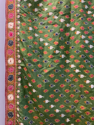  Indo-Pak antique Sindh silk embroidery  (74 x 172cm)