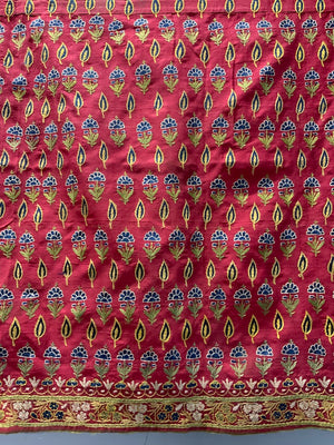 Indo-Pak antique Sindh silk embroidery (69 x 224cm)