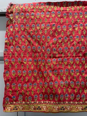 Indo-Pak antique Sindh silk embroidery (69 x 224cm)