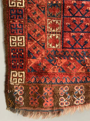 Turkmen antique Ersari ensi rug (176 x 126cm)