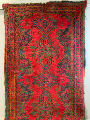 Turkish vintage 'red Turkey' Ushak carpet (306 x 168cm) *AF