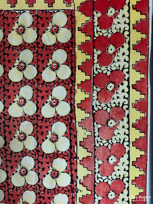 Afghan () Large Blocked And Painted Domestic Cloth Cloth