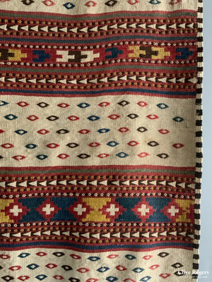 N. Afghanistan / Uzbek Flatweave (126 X 131Cm) Flatweave