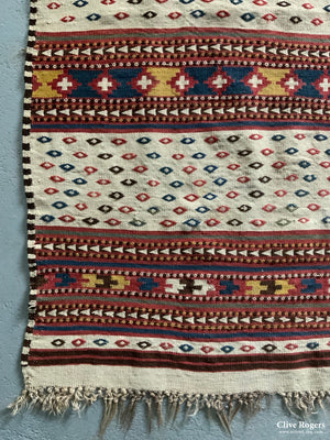 N. Afghanistan / Uzbek Flatweave (126 X 131Cm) Flatweave