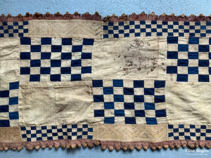 African Kuba Congolese Rafia & Cotton Long Hanging (670 X 65Cm)