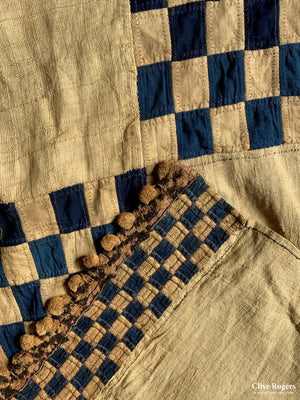 African Kuba Congolese Rafia & Cotton Long Hanging (670 X 65Cm)