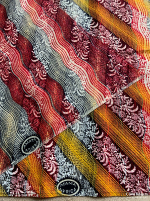 African Wax Printed Cloth (3 Asorted Pieces)