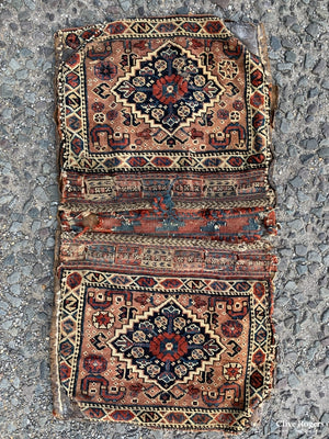 Afshar Antique Panier Bag ( 66 X 32Cm)