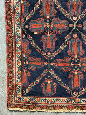 Afshar Fine Tulip Design Rug (116 X 85 Cm)