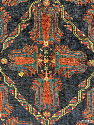 Afshar Fine Tulip Design Rug (116 X 85 Cm)