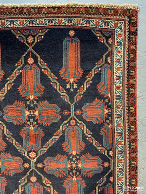 Afshar Fine Tulip Design Rug (116 X 85 Cm)