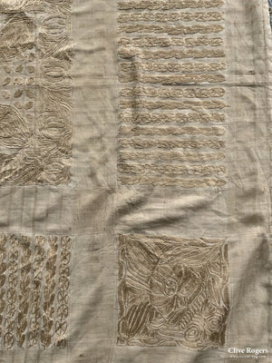 Indian Bengal Rumal For The Ottoman Market Circa 1900 ( 105 X 95 Cm )