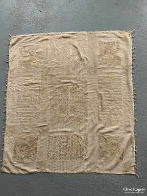 Indian Bengal Rumal For The Ottoman Market Circa 1900 ( 105 X 95 Cm )