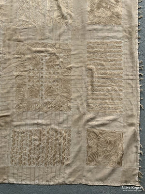 Indian Bengal Rumal For The Ottoman Market Circa 1900 ( 105 X 95 Cm )