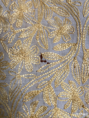 Bengal Silk Embroidery On Muslin Made For The Ottoman Market Circa 1900 Embroidery