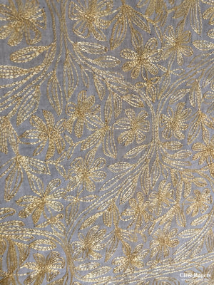 Bengal Silk Embroidery On Muslin Made For The Ottoman Market Circa 1900 Embroidery