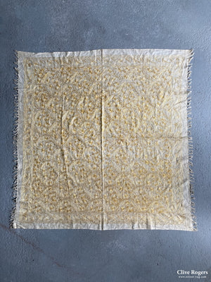 Bengal Silk Embroidery On Muslin Made For The Ottoman Market Circa 1900 Embroidery