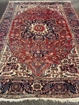 Ahar Heriz Medallion Carpet (355 X 257Cm)