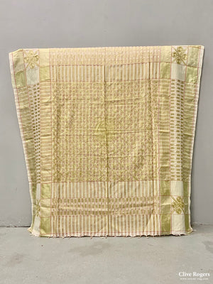 Embroidered Silk (136 X 128 Cm)