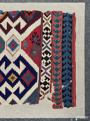 Mounted Kilim Fragment (206 X 90Cm)