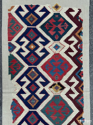 Mounted Kilim Fragment (206 X 90Cm)