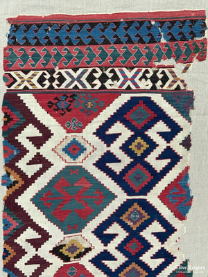 Mounted Kilim Fragment (206 X 90Cm)