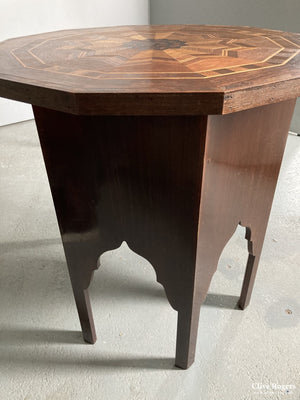 Anglo Moorish Specimen Wood Table Circa 1900 Table