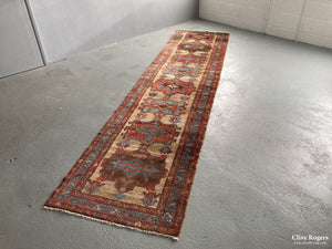 Antique Persian Bakshaish Runner Late 19Th Cent Running
