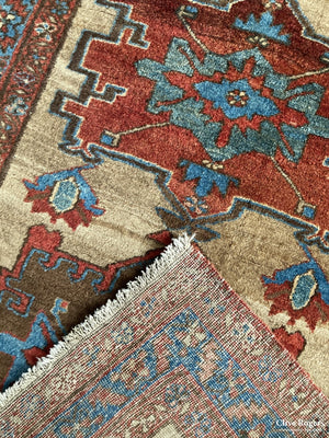 Antique Persian Bakshaish Runner Late 19Th Cent Running