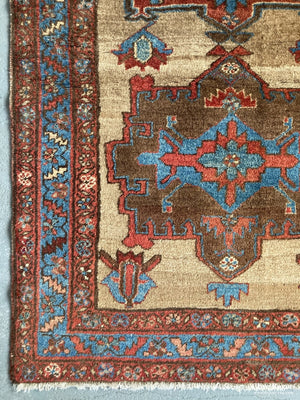 Antique Persian Bakshaish Runner Late 19Th Cent Running
