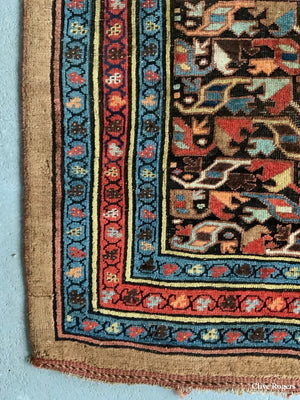 Antique Kurdish Bidjar Long Rug (310 X 132Cm) Rug