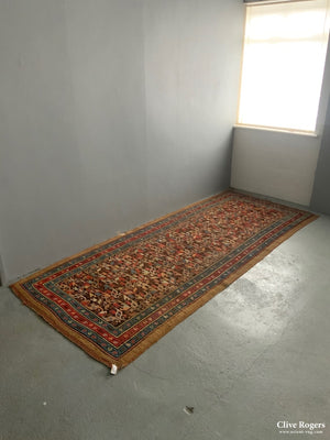 Antique Kurdish Bidjar Long Rug (310 X 132Cm) Rug